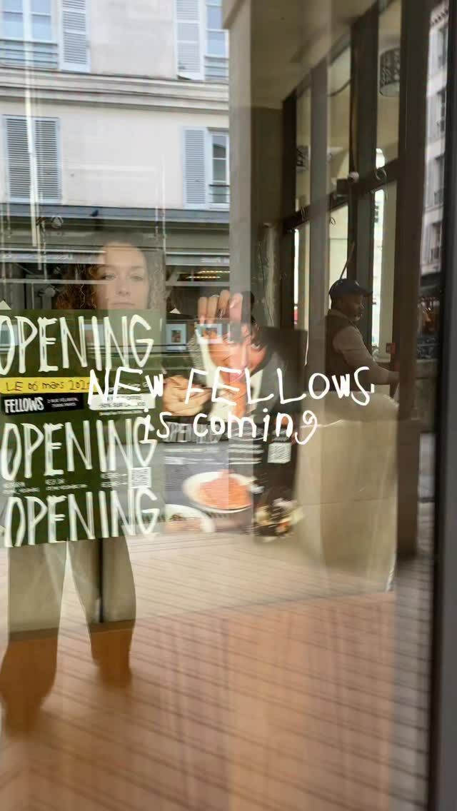 New Fellows’s loading ❤️#fellowsrestaurant #parisfood #foodlovers #gastronomie #parisrestaurants